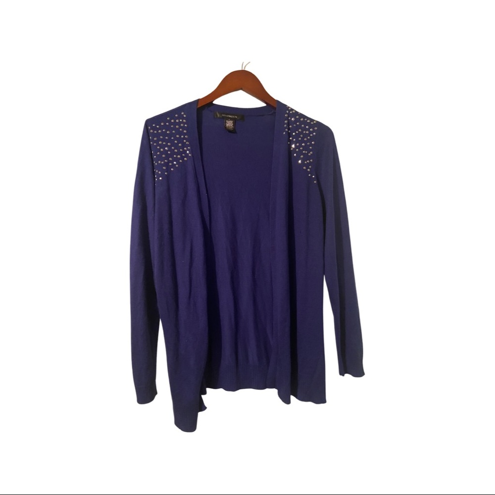 **3 for $15** 89th & Madison Large Soft Studded Cardigan